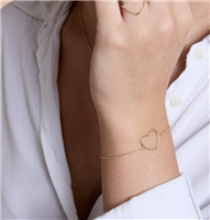 Pulsera Ginger Mujer Romantica in Oro amarillo BR-586A - BR-586A